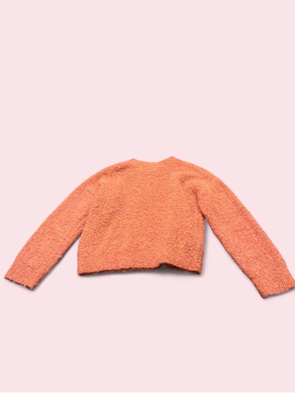 Universal Thread Cropped Teddy Jacket in Coral